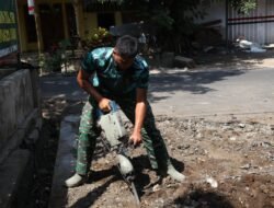 Pembongkaran Struktur TMMD ke-129 Gunakan Alat Bor, Dukung Percepatan Pembangunan
