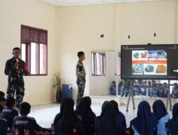 Satgas TMMD ke-129 Bojonegoro Tanamkan Wasbang kepada Pelajar Kesongo