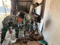 Jelang Penutupan TMMD ke-129 Bojonegoro, Satgas Tuntaskan Rumah Ibu Wagini Hingga Finishing