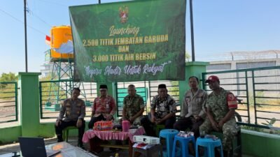 Kodim 0820/Probolinggo Ikuti Zoom Meeting Launching 2.500 Jembatan Garuda Merah Putih dan 3.000 Titik Air Bersih