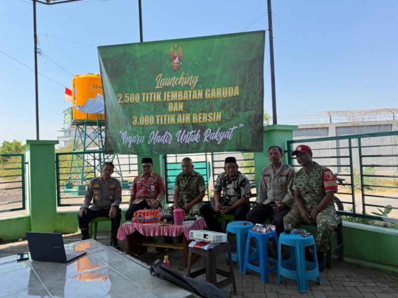 Kodim 0820/Probolinggo Ikuti Zoom Meeting Launching 2.500 Jembatan Garuda Merah Putih dan 3.000 Titik Air Bersih