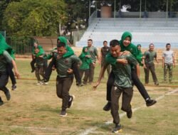 Semarak HUT ke-81 RI, Yonarhanud 10/ABC Perkuat Kekompakan Prajurit dan Persit