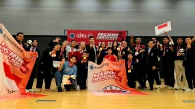 Tim Hapkido Indonesia Raih 12 Medali di Kejuaraan Asia 2026