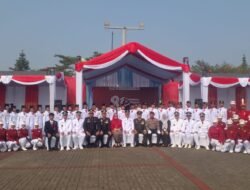 Upacara HUT Ke-81 RI Tingkat Kecamatan Cisauk Berlangsung Khidmat
