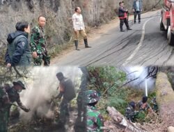 Pastikan Tak Ada Titik Api Tersisa, Dandim Terjunkan Personel Sisir Kawasan Karhutla Gunung Bromo