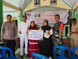 Pastikan Bantuan Tepat Sasaran, Babinsa Wonosari Dampingi Penyaluran BLT-DD