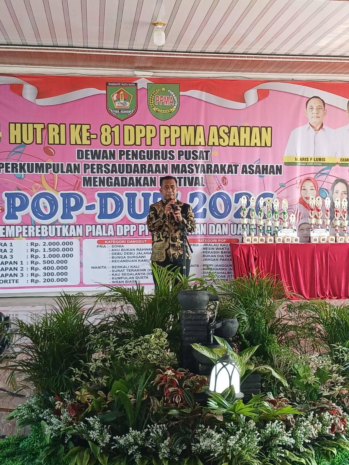Kadisdik Asahan Buka Festival Pop dan Dangdut, Tegaskan Komitmen Dukung Seni dan Ekonomi Kreatif