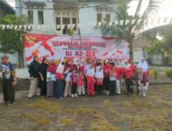 Semarak HUT RI ke-81, Warga Perumnas Kraton Harmoni Gelar Jalan Santai dan Lomba Tradisional