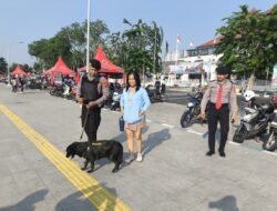 Sat Samapta Polresta Sidoarjo Hadir Amankan Aktivitas Masyarakat saat Olahraga Akhir Pekan