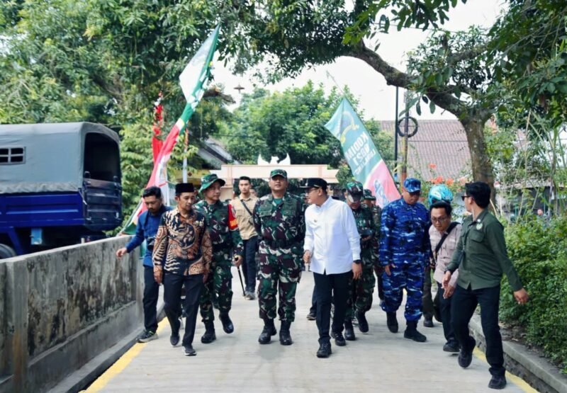 Jalan Rabat Beton TMMD ke-129 Rampung, Akses Warga Ledok Tempuro Lumajang Makin Terhubung