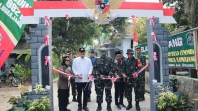 Jalan Rabat Beton TMMD ke-129 Rampung, Akses Warga Ledok Tempuro Lumajang Makin Terhubung
