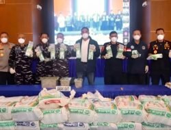 KRI Kerambit-627 Gagalkan Penyelundupan 1,3 Ton Diduga Ketamin di Kepri