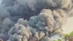 Kebakaran Pabrik di Bekasi Utara