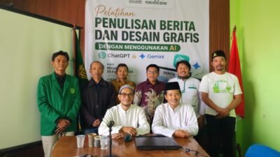 PCNU Depok Gelar Pelatihan Penulisan Berita-Desan Grafis Manfaatkan AI