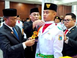 44 Paskibraka Jakarta Timur Dikukuhkan, Siap Bertugas pada Upacara HUT ke-81 RI