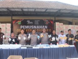 Polres Tangsel Musnahkan 46 Juta Butir Obat Keras Hasil Pengungkapan Polsek Serpong