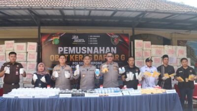 Polres Tangsel Musnahkan 46 Juta Butir Obat Keras Hasil Pengungkapan Polsek Serpong