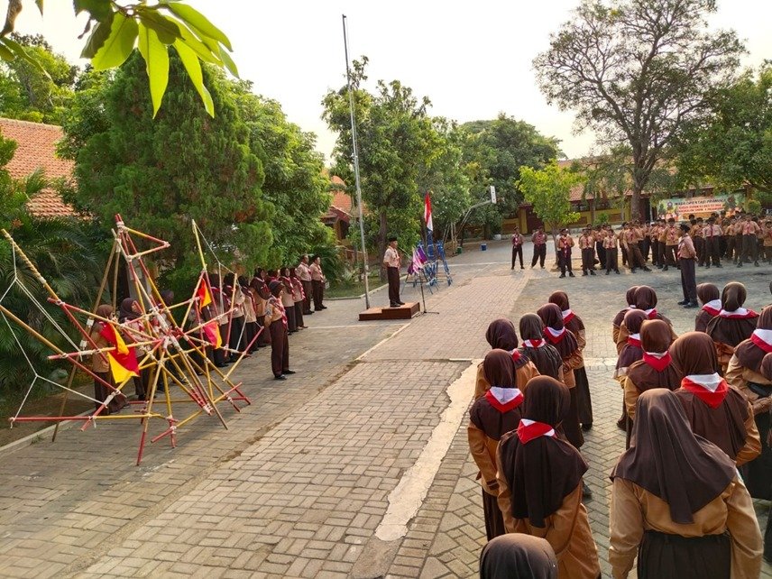 SMPN 4 Pasuruan Gelar Masa Orientasi Pramuka 2026/2027, Tanamkan Disiplin dan Kepedulian Lingkungan