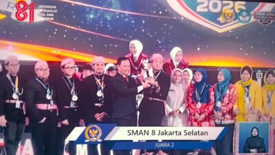 SMAN 8 Jakarta Raih Juara 2 Lomba Cerdas Empat Pilar MPR RI 2026