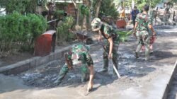 Pengecoran Jalan TMMD ke-129