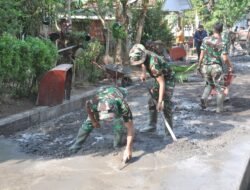 Pengecoran Jalan TMMD ke-129 Terus Digenjot, Satgas Percepat Sasaran Fisik