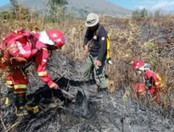 Kebakaran Lahan di Jalur Pendakian Sembalun Gunung Rinjani Sudah Dipadamkan, Sebut BTNGR