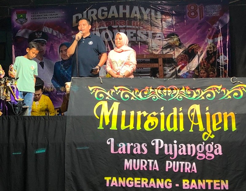 Meriahkan HUT ke-81 RI, Desa Dangdang Gelar Pagelaran Wayang Golek