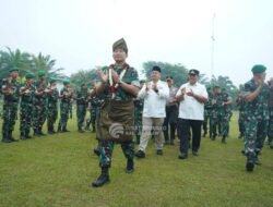 Bupati Asahan Sambut Pangdam I/BB di Yonif 126/KC