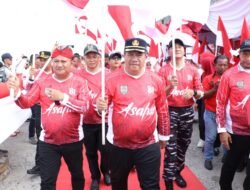 Merah Putih Raksasa Berkibar di Selat Malaka, Pemkab Asahan Perkuat Jiwa Nasionalisme Perairan