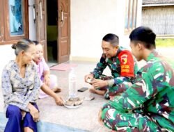 Satgas TMMD 129 Berpamitan, Warga Kesongo Berat Melepas