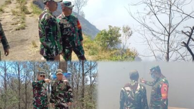 Danrem 083 Pantau Karhutla TNBTS