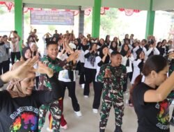 TMMD 129 Bojonegoro: TNI dan Warga Kesongo Menyatu dalam Irama Line Dance