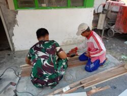 TMMD Lumajang Percepat Renovasi RTLH Milik Ibu Tuha