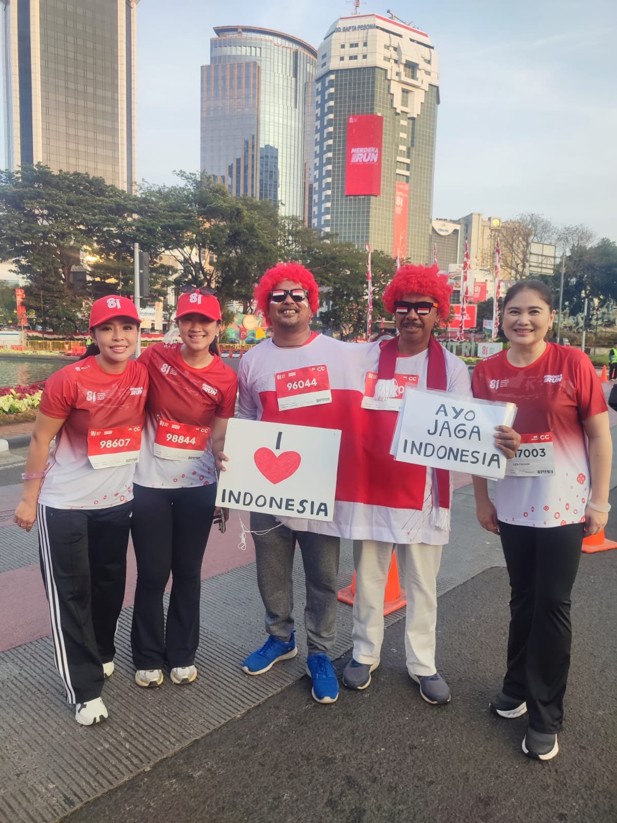 Kostum Unik Warnai Merdeka Run 2026