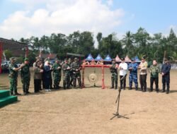 Pemukulan Gong Tandai Resminya Penutupan TMMD ke-129 di Lumajang