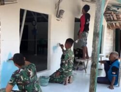 Goresan Kuas Pembawa Asa: TMMD 129 Bojonegoro Wujudkan Hunian Nyaman Mbah Samijan