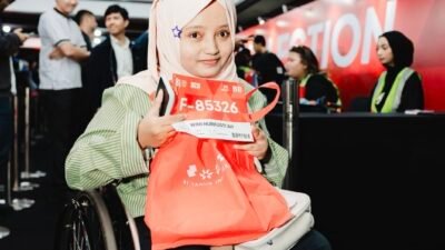 Wini, Peserta Kursi Roda di Merdeka Run 2026