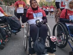 Novi, Pelari Kursi Roda yang Ramaikan Merdeka Run 2026