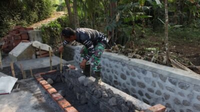 Tugu Prasasti TMMD ke-129 Lumajang Mulai Dibangun, Pengukuran Jadi Tahap Awal