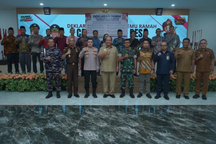 Bupati Asahan Pimpin Deklarasi Pilkades Damai 2026