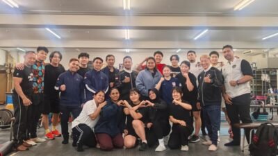Asian Games 2026: Lifter Indonesia Jalani Latihan Ringan