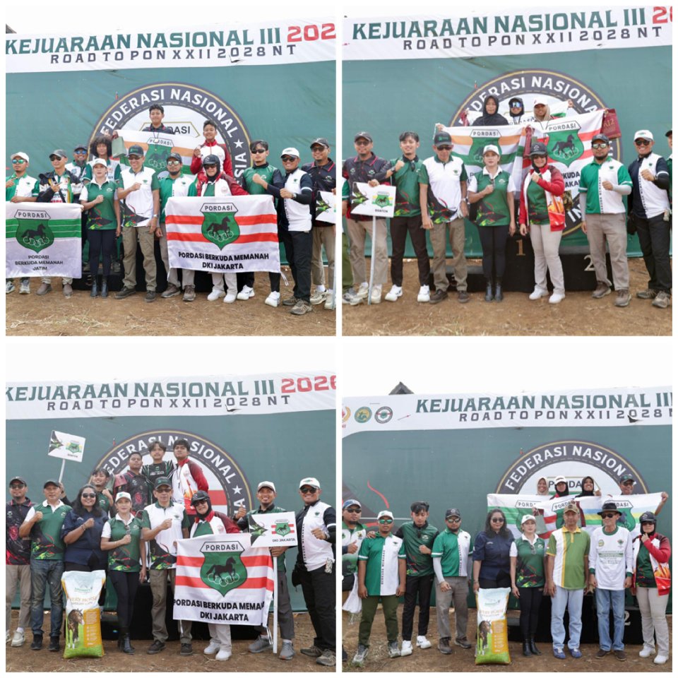 Kejurnas Berkuda Memanah 2026 Resmi Ditutup