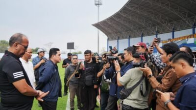 Erick Thohir Cek Venue Latihan FIFA ASEAN Cup di Bandung