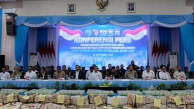 Bea Cukai dan Aparat Gabungan Sita 800 Kg Ketamin di Perairan Natuna