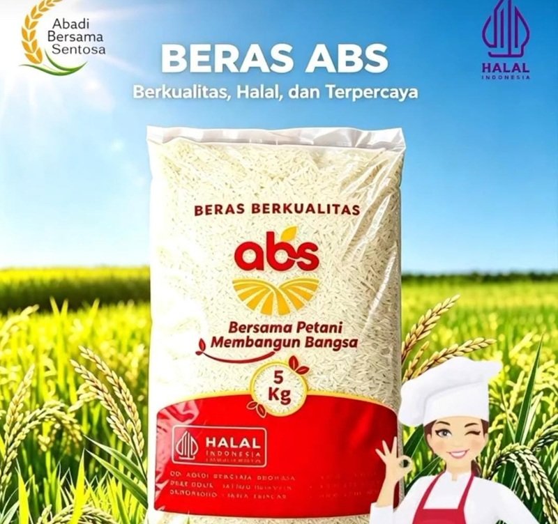 Mengenal Beras ABS, Diproduksi dari Gabah Berkualitas yang Aman Dikonsumsi