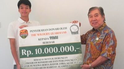 Berkontribusi Bagi Konservasi Badak Jawa-Sumatera, Pelajar Galang Dana di Sekolah