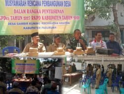 Musyawarah Desa Jadi Langkah Awal, Batituud Koramil 0819/03 Kraton Dorong Pembangunan Tepat Sasaran