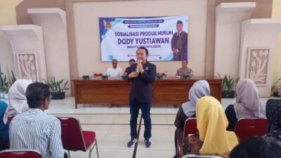 Anggota DPRD Dody Yustiawan dan Disdik Kota Kediri Edukasi Masyarakat soal Pendidikan