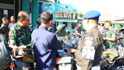Perkuat Budaya Disiplin Anggota, Subdenpom V/3-1 Probolinggo Gelar Operasi Gaktib Polisi Militer Waspada Wira Clurit