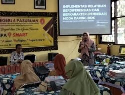 Implementasi PENDEKAR Moda Daring 2026, Guru SMPN 4 Pasuruan Perkuat Refleksi dan Tindak Lanjut Hasil Asesmen